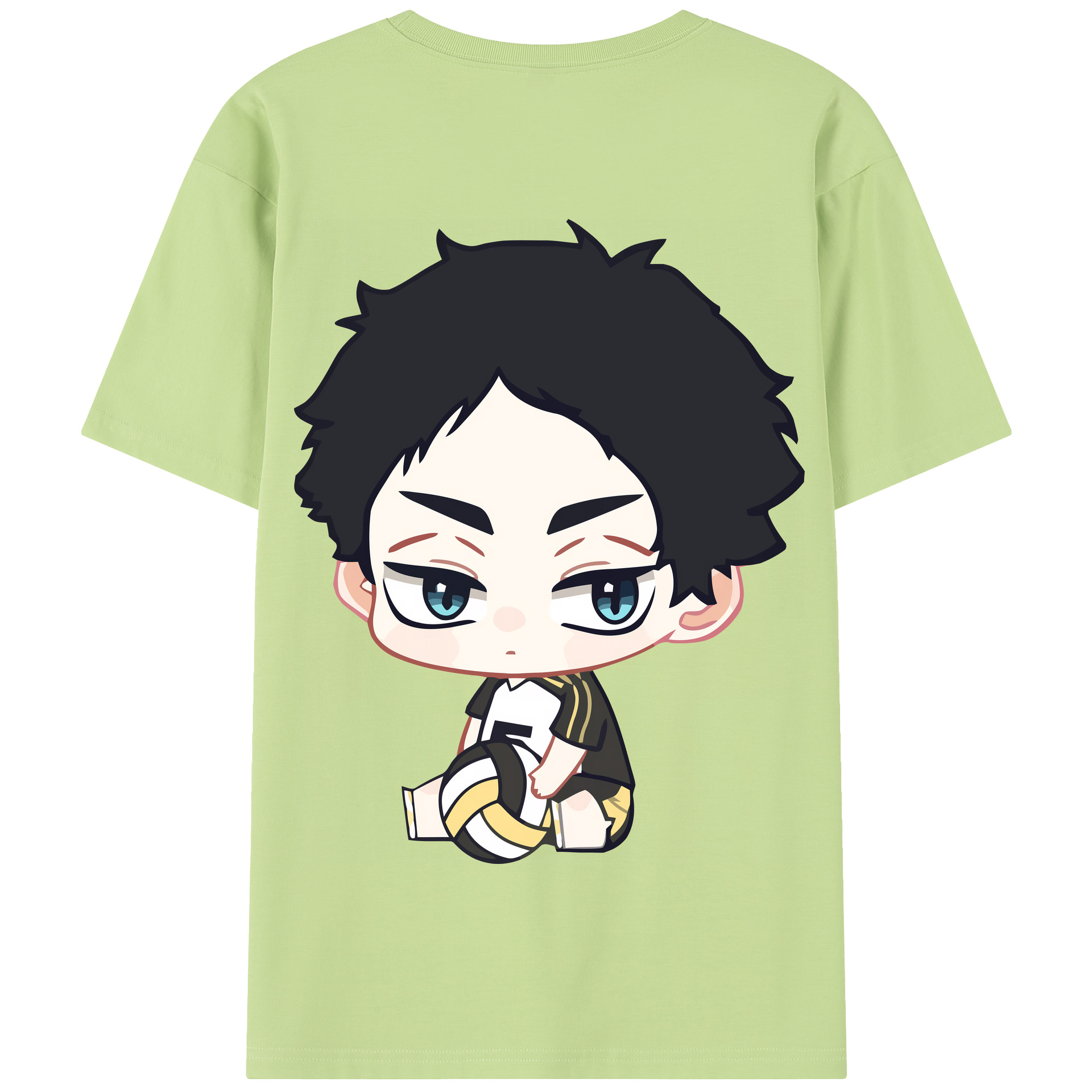 （画像用） ハイキュー!! Haikyu!! 綿100％半袖Tシャツ（背面プリント）